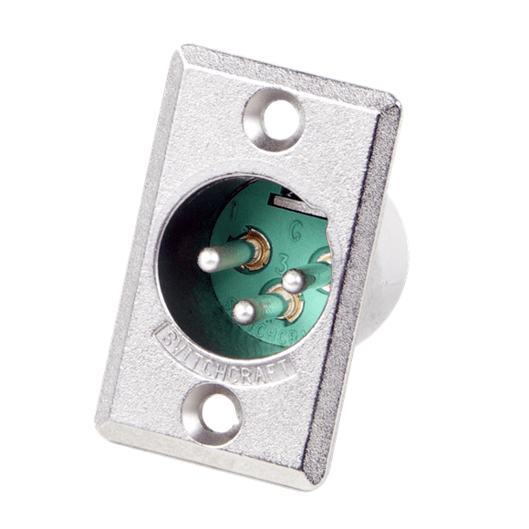 Switchcraft|D Series 3 Pin XLR Male|D3M - RedTechBox